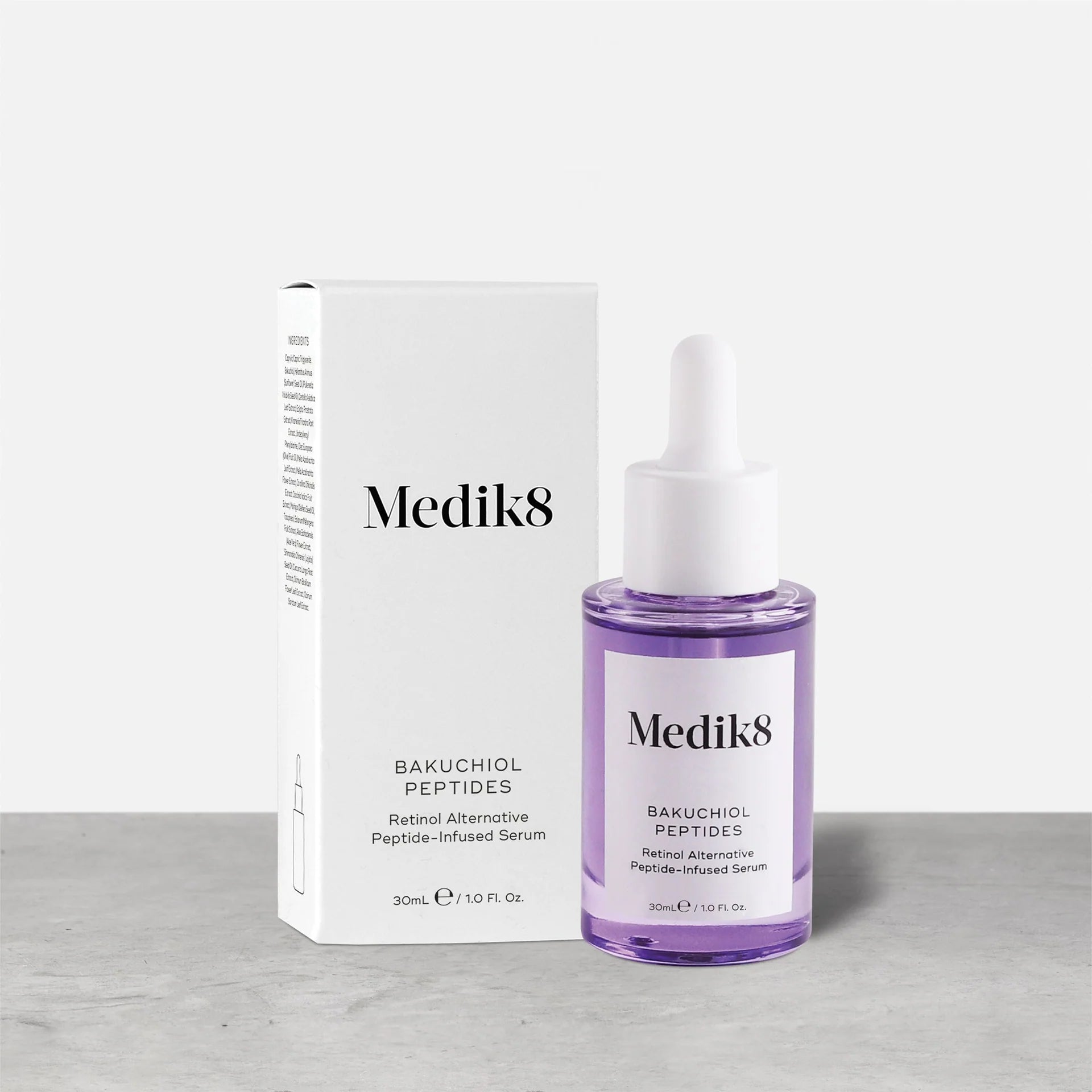 Suero con péptidos alternativos al retinol