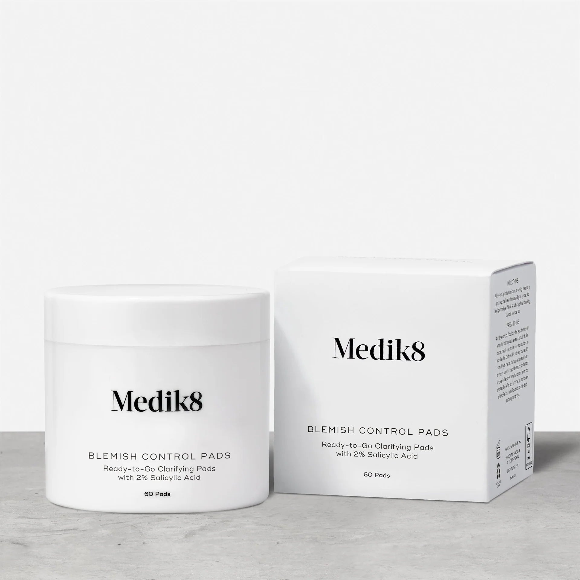 BLEMISH CONTROL PADS™ Almohadillas clarificantes listas para usar con un 2% de ácido salicílico 